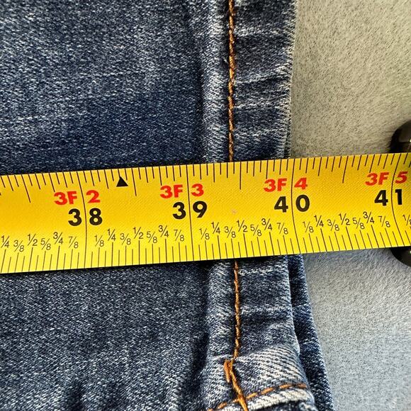 kut from the kloth womens jeans 14 blue denim katy boyfriend mid rise preowned - Picture 11 of 11